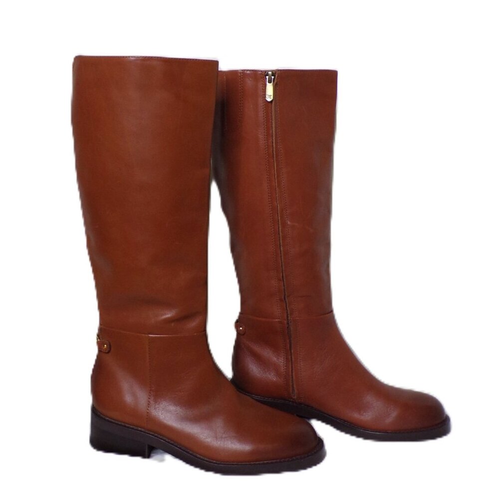 🆕SAM EDELMAN Mable Knee High Riding Boot Brown 7 - Picture 3 of 11